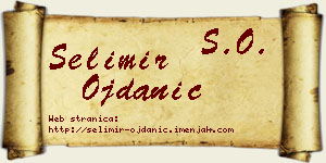 Selimir Ojdanić vizit kartica